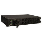 7.4kW Single-Phase Metered PDU, 230V Outlets (2-C19, 16-C13), IEC-309 230V 32A Blue, 12ft Cord, 2U Rack-Mount