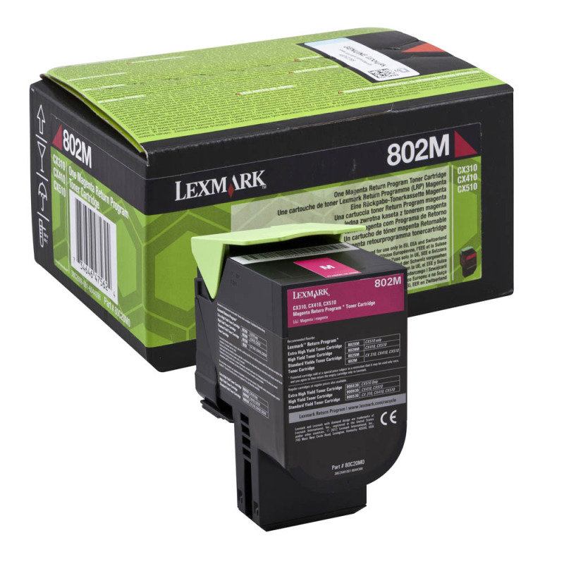 Lexmark 802m Magenta Toner Cartridge