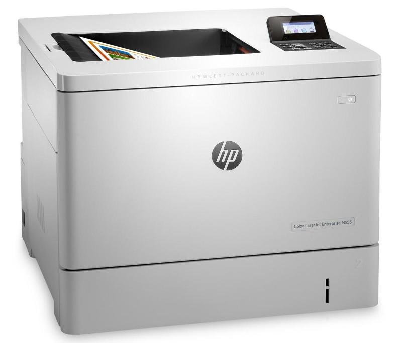 HP M553dn LaserJet Enterprise Colour Laser Printer | Ebuyer.com