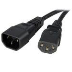 StarTech.com 3FT STD COMPUTER POWER CORD - EXTENSION - C14 TO C13 UK