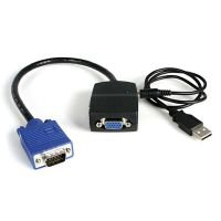 StarTech.com 2 Port VGA Video Splitter - USB Powered - Dual Monitor Video Splitter