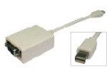 Cables Direct Mini Display Port To VGA Adapter 15cm (For MacBook, MacBook Pro, & MacBook Air)