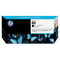 HP 80 Black Original Printhead & Printhead Cleaner For use with - Designjet 1050c, 1055 - C4820A
