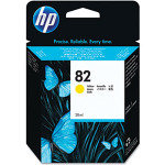 HP 82 Yellow Original Ink Cartridge - High Yield 69ml - C4913A