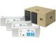 HP 83 Multi-pack 3x Cyan Original UV Ink Cartridge - Standard Yield 680ml - C5073A