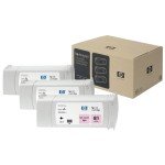 HP 83 Multi-pack 3x Light Magenta Original UV Ink Cartridge - Standard Yield 680ml - C5077A