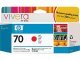 HP 70 130ml Red Ink Cartridge with Vivera ink