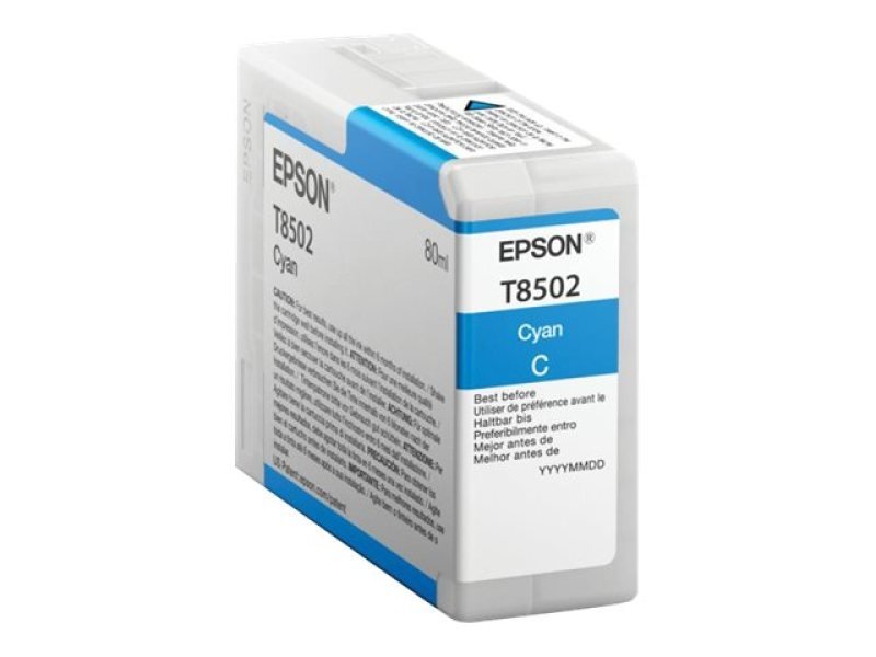 Epson T8502 High Yield Cyan Ink Cartridge