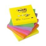 Post-it Z Notes Refill 76x76mm Neon Rainbow (pk6)