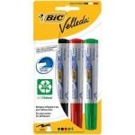 Bic Velleda Whiteboard Marker 15mm - Assorted 1701 (pk4)