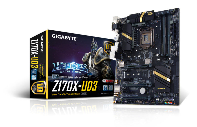 Gigabyte Ga Z170x Ud3 Socket Lga1151 Hdmi 7 1 Channel Audio Atx Motherboard Ebuyer Com