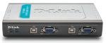 D-Link Pro Connect 4-port USB KVM Switch