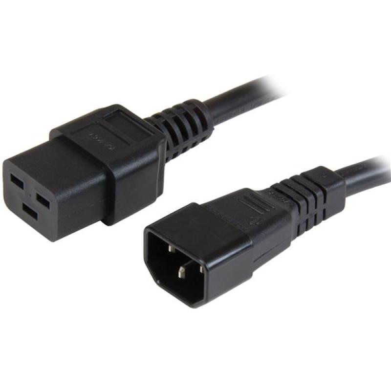 Computer Power Cord - C14 To C19 14 Awg 3 Ft - Ebuyer