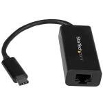 StarTech.com USB C to Gigabit Ethernet Adapter - Black - USB C to LAN Adapter
