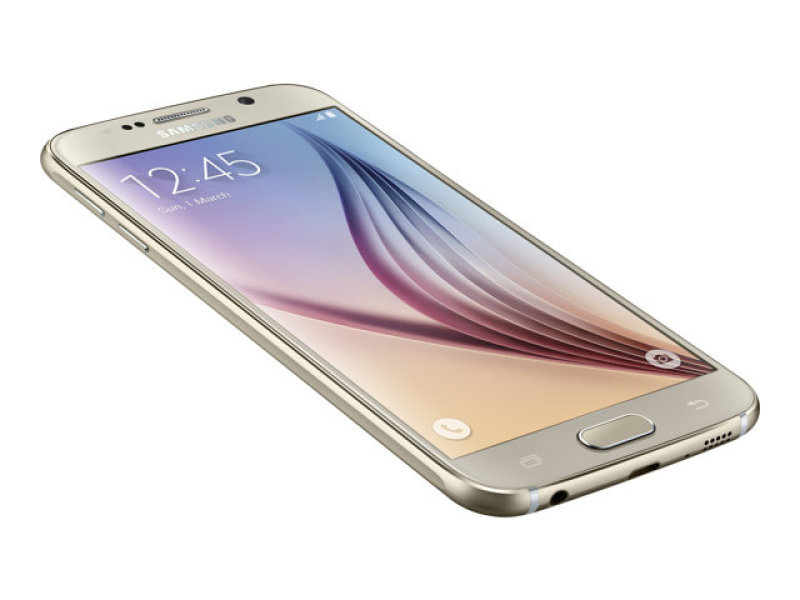 Samsung Galaxy S6 Flat 128GB Phone - Gold | Ebuyer.com