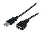 Startech.com 3ft Black USB 2.0 Extension Cable A to A - M/F