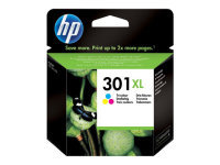 HP 301XL Tri-Colour Original Ink Cartridge - High Yield 330 Pages - CH564EE