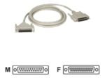 C2G, DB25 M/F Extension Cable, 1m