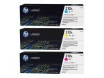 HP 312A 3 Pack Colour Toner Cartridges - CF440AM