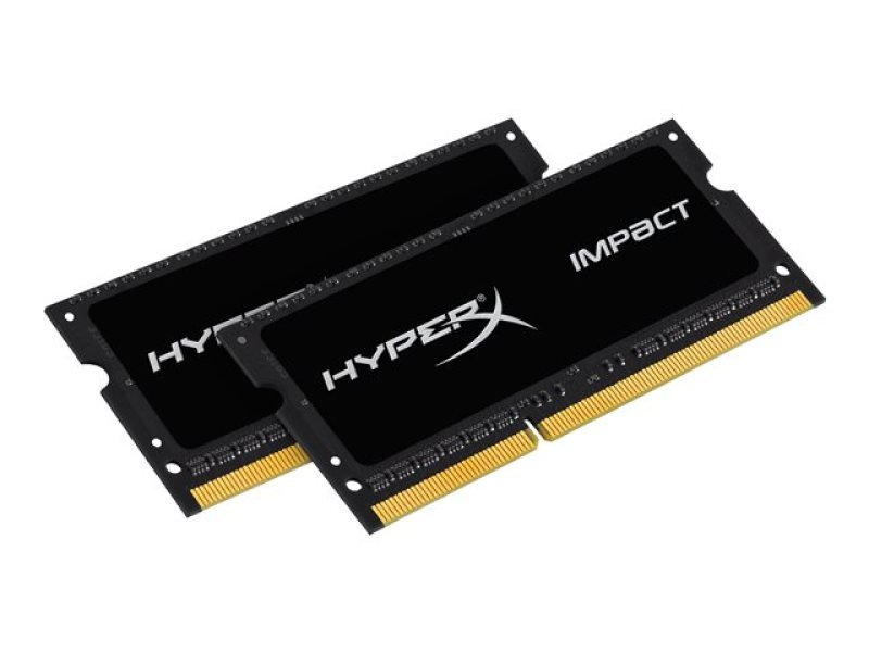 HyperX Impact Black 16GB 1866MHz DDR3L CL11 SODIMM (Kit of 2) 1.35V