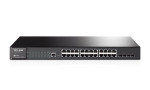 Tp-link T1600g-28ts 24-port Gigabit Smart Switch With 4 Sfp Slots black