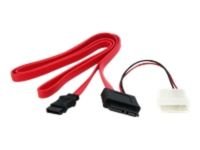 Startech Slimline SATA Female to SATA with LP4 Power Cable Adapter