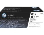 HP 83A Black Dual Pack LaserJet Toner Cartridges - CF283AD