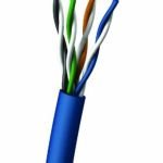 C2G, Cat6 350MHz UTP Solid PVC CMR Cable Blue, 305m