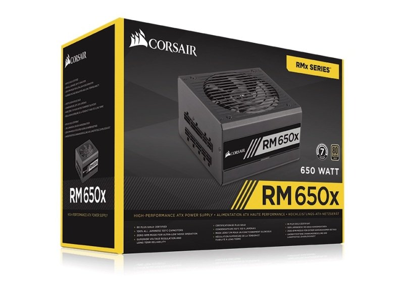 Corsair RM650x High Performance Power Supply | Ebuyer.com