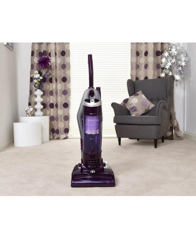 Hoover Vision Reach Purple & Silver Bagless Upright Pet Vacuum Cleaner ...