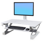 Ergotron WorkFit, Sit-Stand Desktop Workstation White