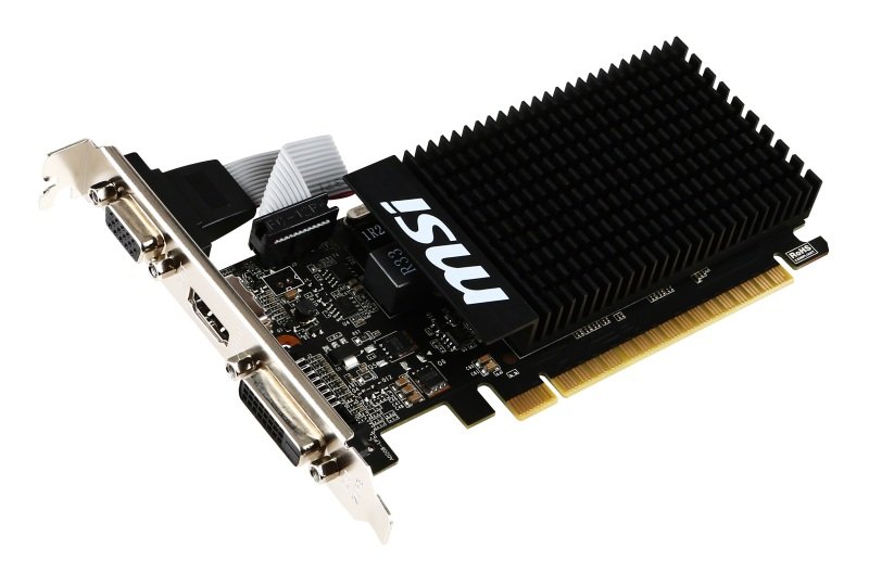 MSI GeForce GT 710 1GB DDR3 Low Profile Graphics Card 