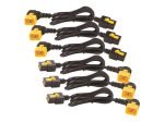 APC AP8716R Power Cord Kit (6 ea) Locking C19 to C20 (90 Degree) - 1.8m