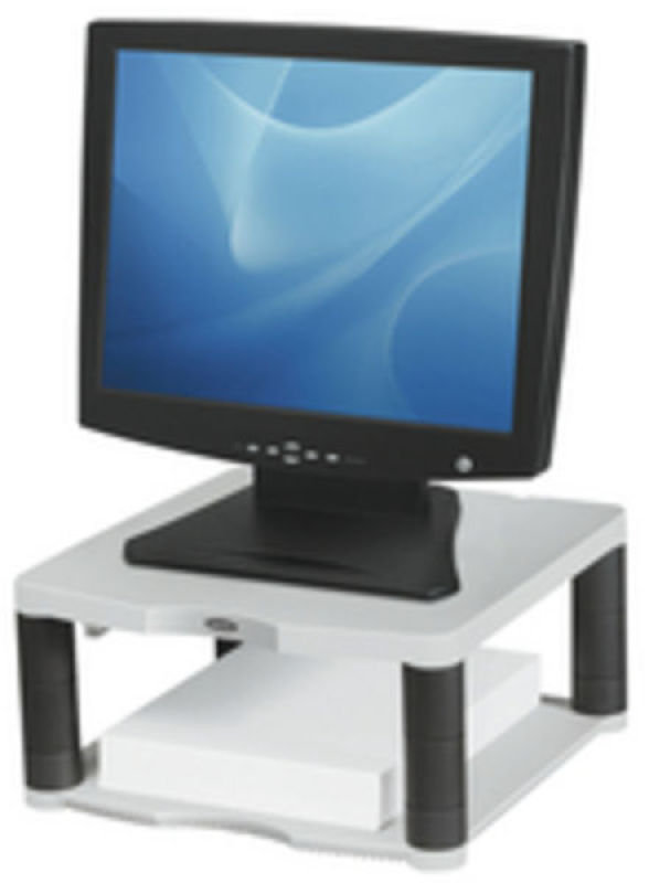 Fellowes Premium Monitor Riser   Platinum  Ebuyer