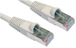 Cables Direct - Patch cable - RJ-45 (M) - RJ-45 (M) - 3 m - FTP - ( CAT 5e ) - molded, snagless, booted - grey