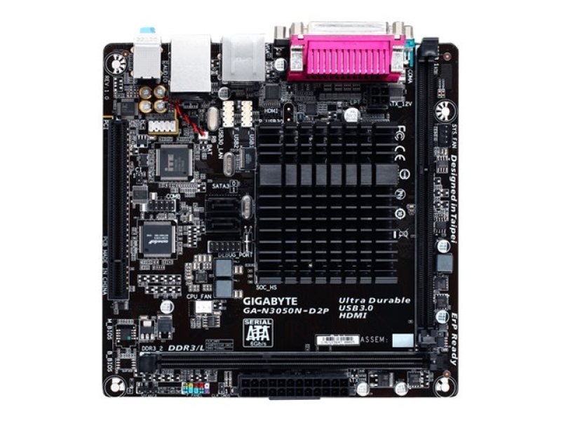 Gigabyte GA-N3050N-D2P Socket Intel Dual-Core Celeron N3050 VGA HDMI ...