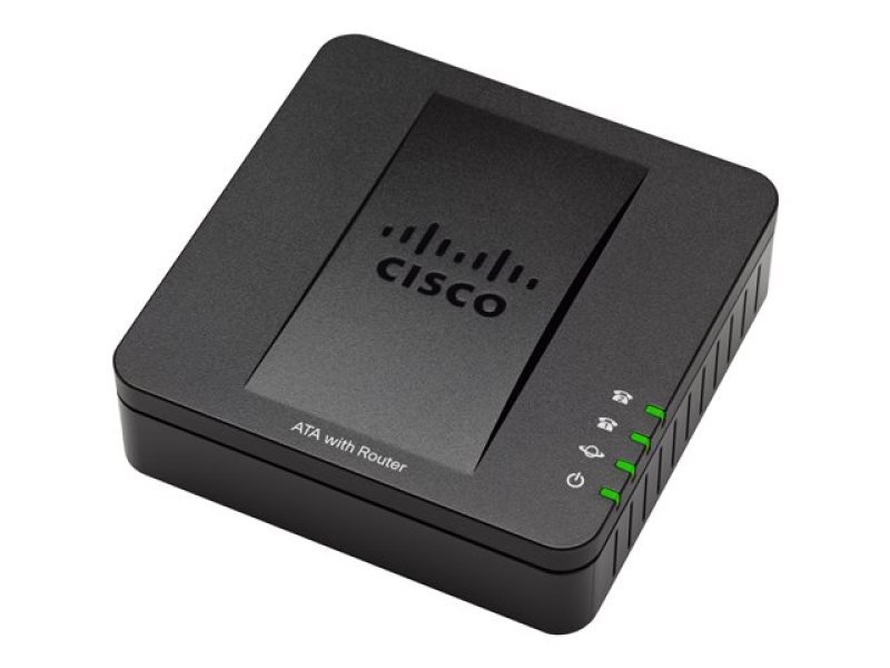 Cisco Small Business Spa122 Ata With Router Router Voip Phone
