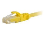 C2G, Cat5E 350MHz Snagless Patch Cable Yellow, 1m