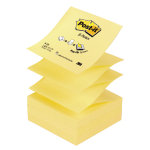 3M Postit Znote 76x76mm Yellow R330 - 12 Pack