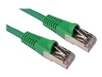 Cables Direct 2M Green Cat6A Patch Cable