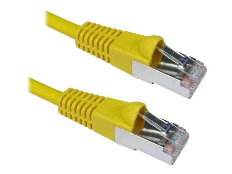 CAT 6A LSOH SFTP Snagless 5mtr Yellow