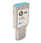 HP 728 Cyan Original Designjet Ink Cartridge - Extra High Yield 300ml - F9K17A