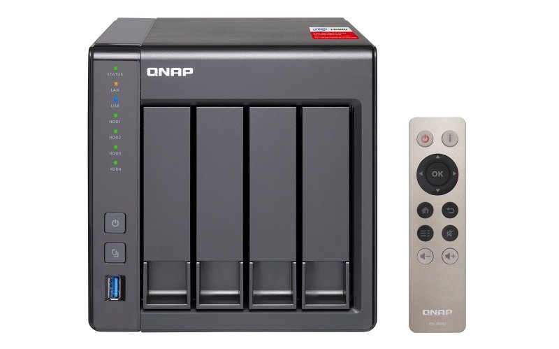 QNAP TS-451+-8G 32TB (4 x 8TB WD RED) 4 Bay NAS Unit with 8GB RAM