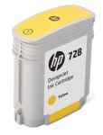 HP 728 Yellow Original Designjet Ink Cartridge - Standard Yield 40ml	 - F9J61A