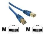 C2G, SHIELD CAT5E MOULDED PATCH CBL BLUE, 2m