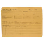 Guildhall Pre-Printed HR File Yellow Pack of 50