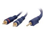C2G, Velocity 3.5mm Stereo Male to Dual RCA Male Y-Cable, 3m