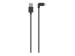 Belkin FLAT 2.4amp Lightning Sync & Charge cable Compatible with Apple iPhone 5/iPad mini/iPad 4 in Black 1.2m