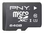 PNY Elite Performance 64GB microSDXC UHS-I flash memory card
