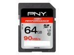 PNY High Performance 64GB SDXC UHS-I flash memory card
